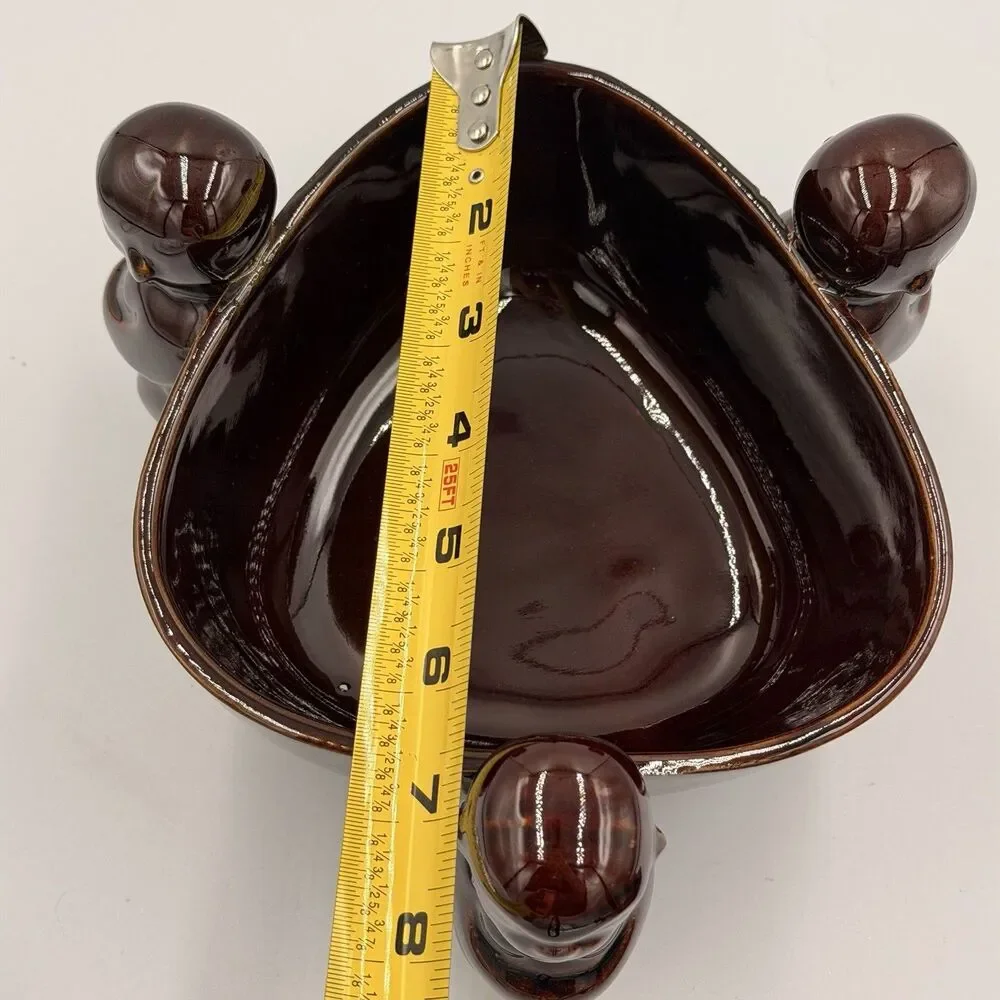Vintage Orchids Of Hawaii R-14 Scorpion Bowl Tiki Cocktail Bowl Japan MCM